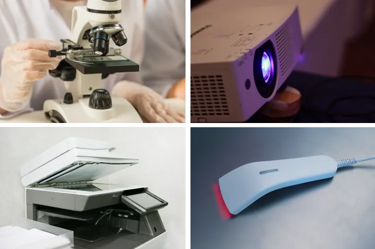 あらゆる光学機器分野に対応